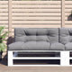 Vidaxl Palettenkissen 2 St. Stoff grau