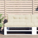 Vidaxl -Palettenkissen 2 ST Fabric Crème -Colored