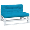 Vidaxl Palettenkissen 2 St. Stoff hellblau