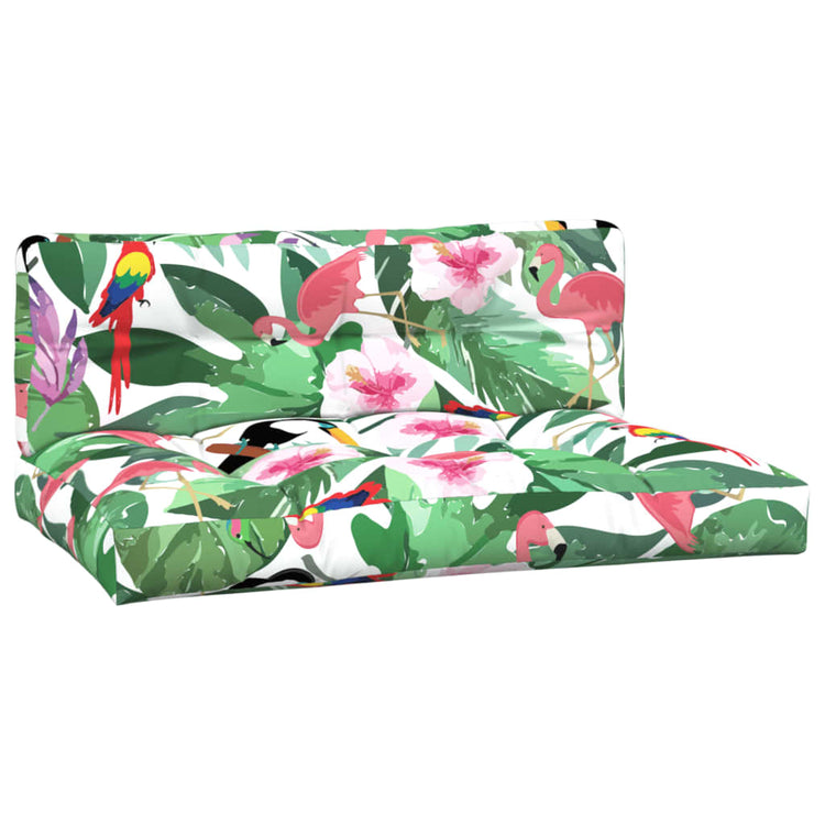 VIDAXL -Palettenkissen 2 ST Fabric Multi -Gelegenheiten