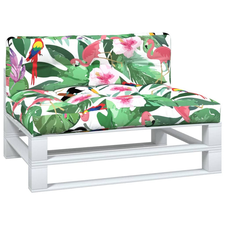 VIDAXL -Palettenkissen 2 ST Fabric Multi -Gelegenheiten