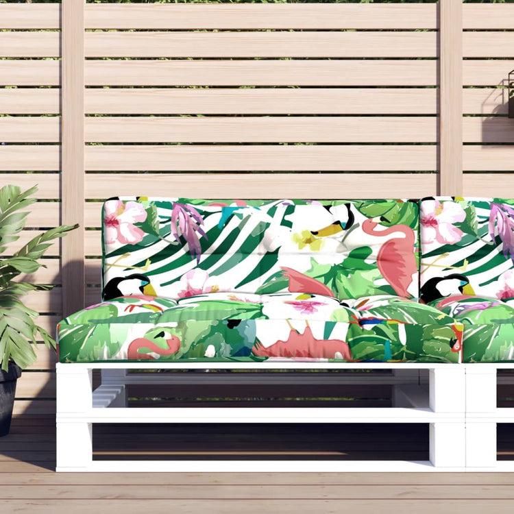 VIDAXL -Palettenkissen 2 ST Fabric Multi -Gelegenheiten