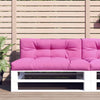 Vidaxl Palettenkissen 2 St. Stoff rosa