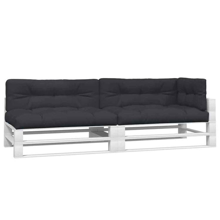 Vidaxl Palettenkissen 5 St. Stoff schwarz
