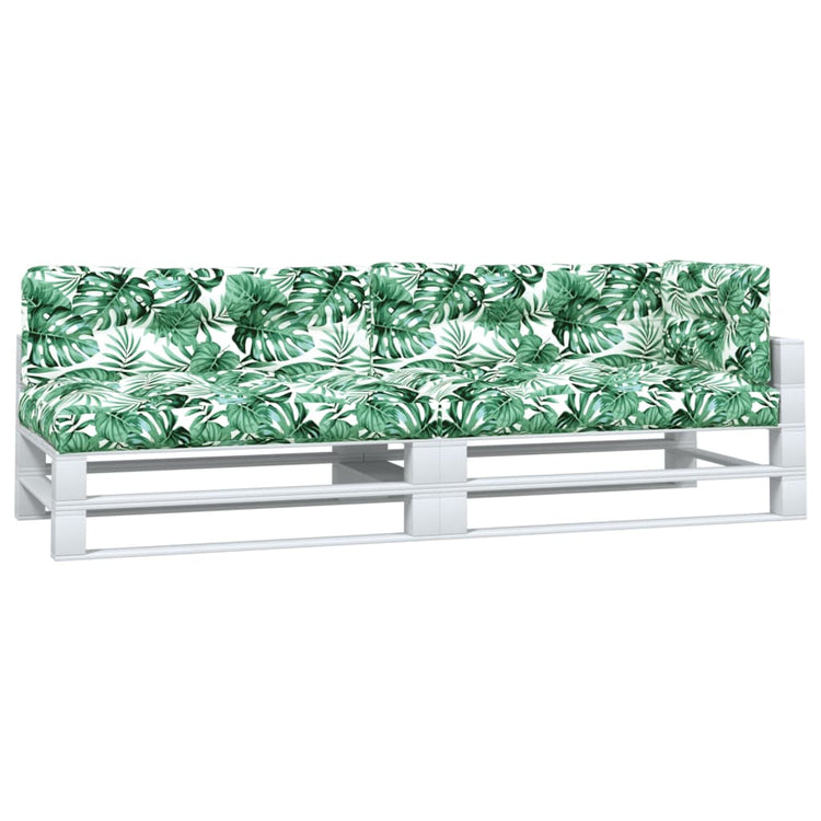 Vidaxl Palettenkissen 5 ST Fabric Blattmuster
