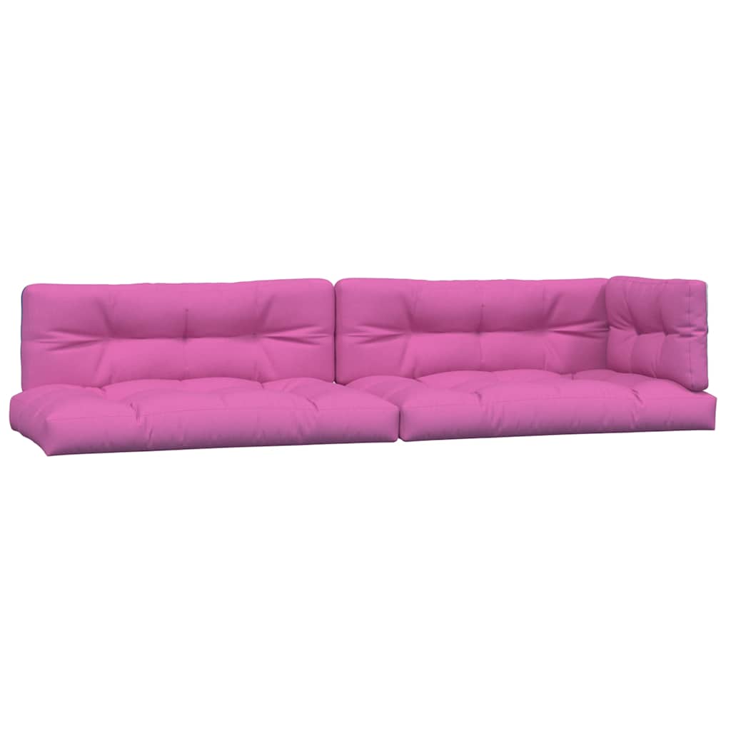 Vidaxl Palettenkissen 5 St. Stoff rosa