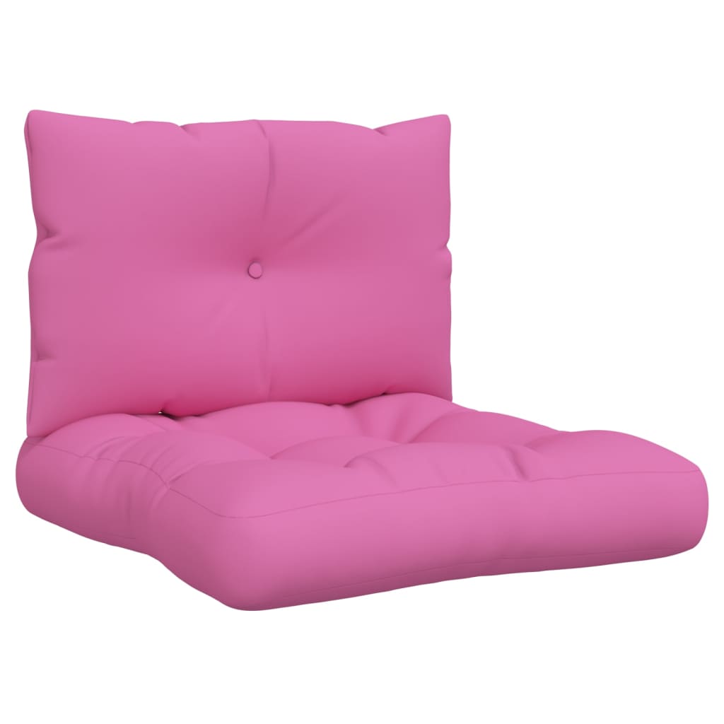 Vidaxl Palettenkissen 2 St. Oxford Stoff rosa