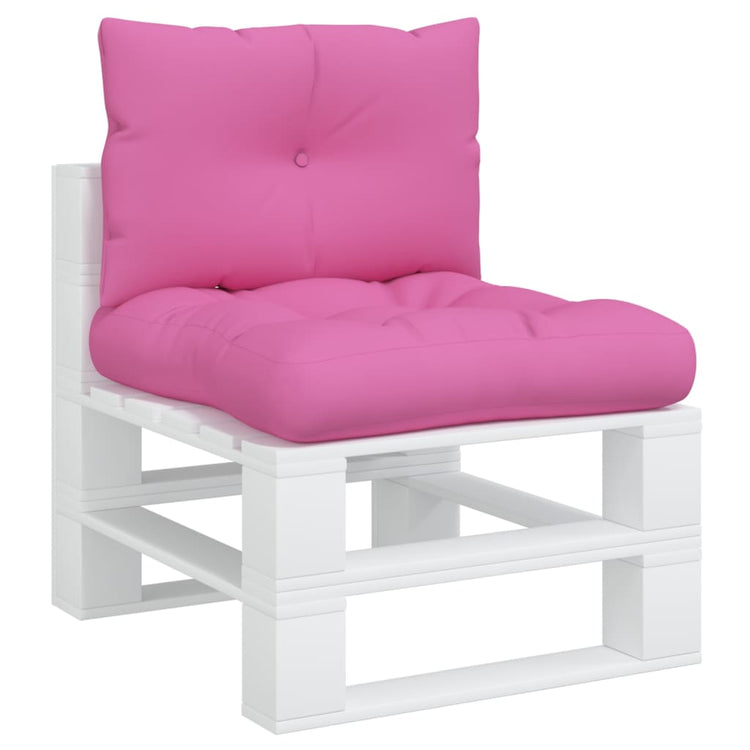 Vidaxl Palettenkissen 2 St. Oxford Stoff rosa