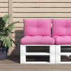 Vidaxl Palettenkissen 2 St. Oxford Stoff rosa