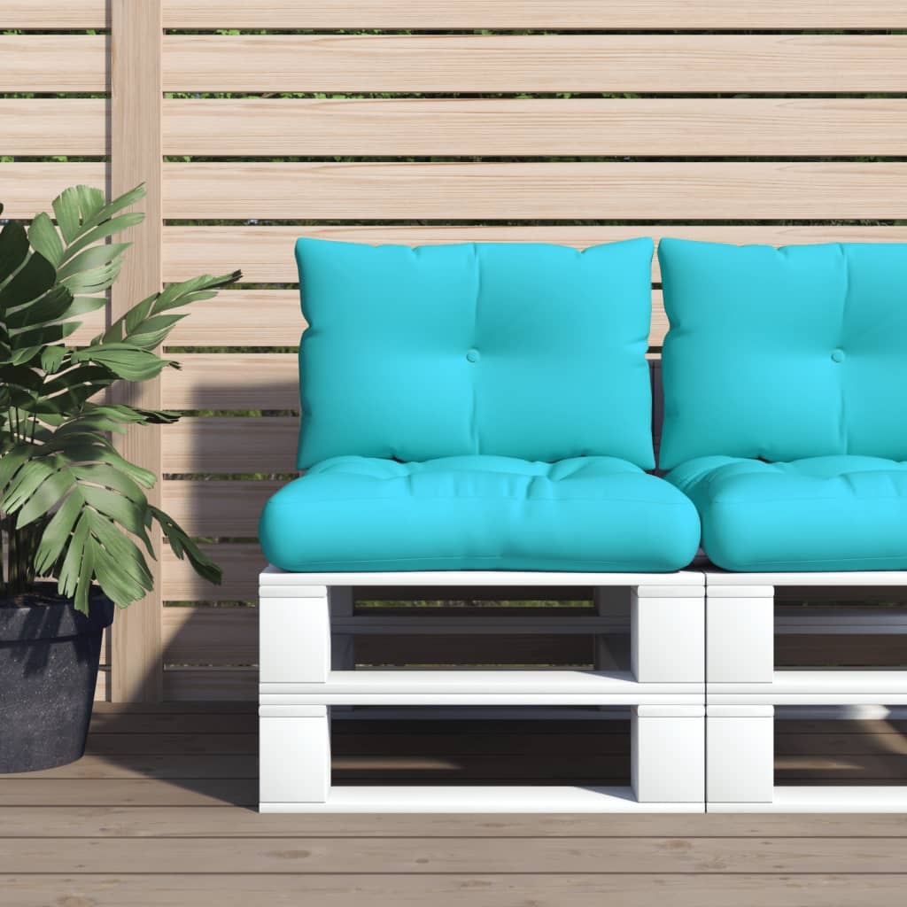 Vidaxl Palettenkissen 2 St. Oxford Fabric Turquoise
