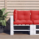 Vidaxl Palettenkissen 3 St. Stoff rot