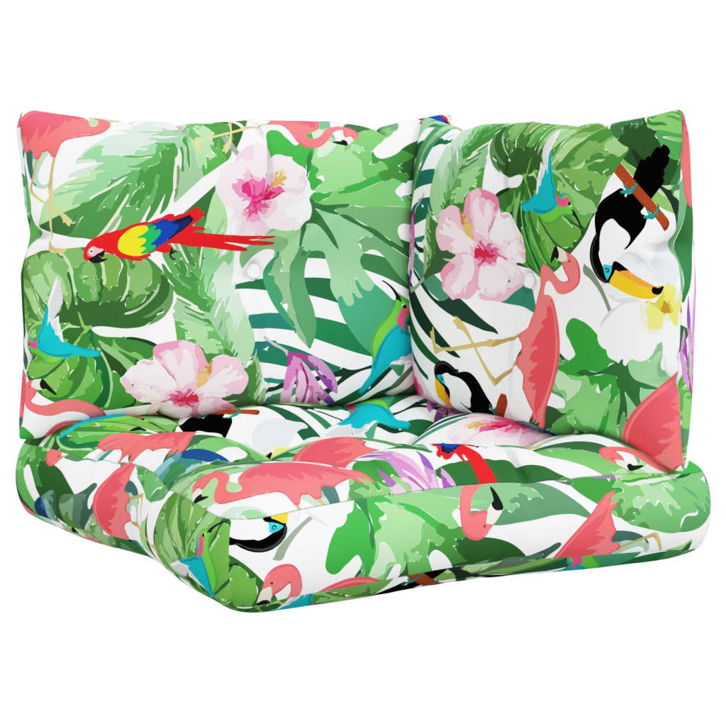 Vidaxl -Palettenkissen 3 St. Oxford Fabric Multi -Colored