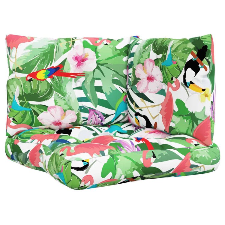 Vidaxl -Palettenkissen 3 St. Oxford Fabric Multi -Colored