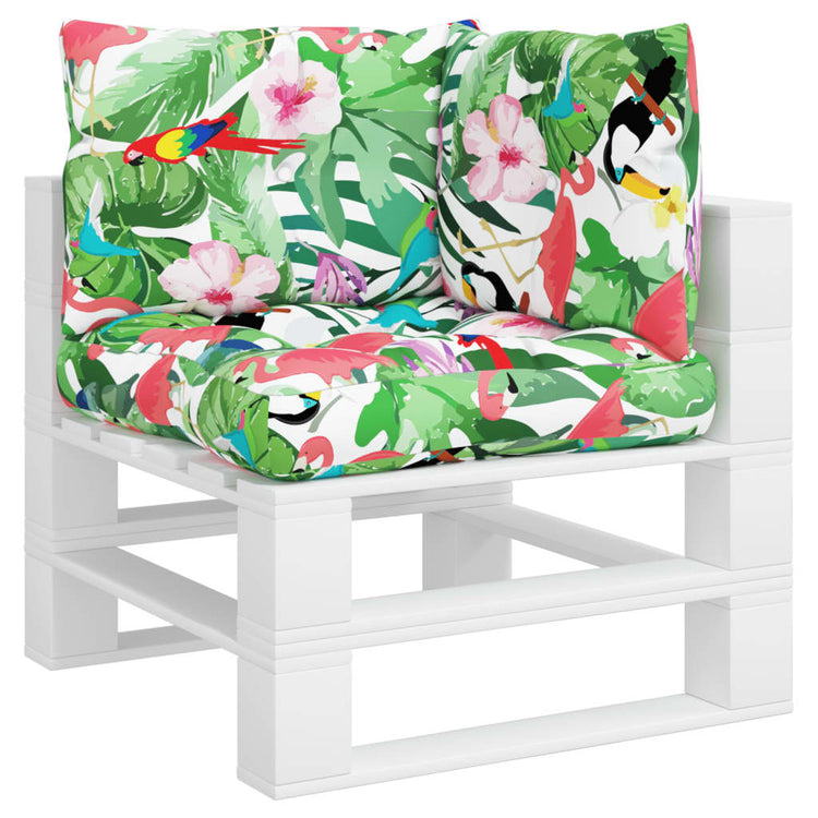 Vidaxl -Palettenkissen 3 St. Oxford Fabric Multi -Colored