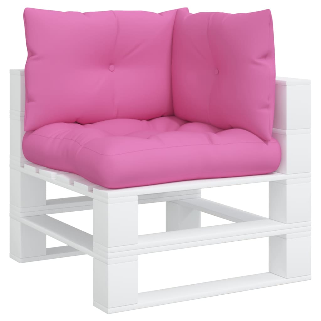 Vidaxl Palettenkissen 3 St. Oxford Stoff rosa