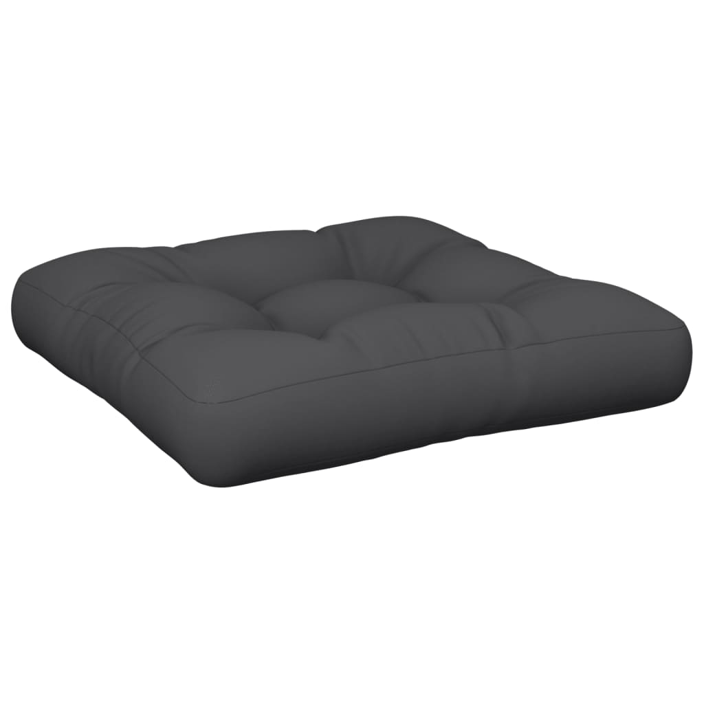 VidaXL Palettenkissen 60x61,5x10 cm Stoff schwarz