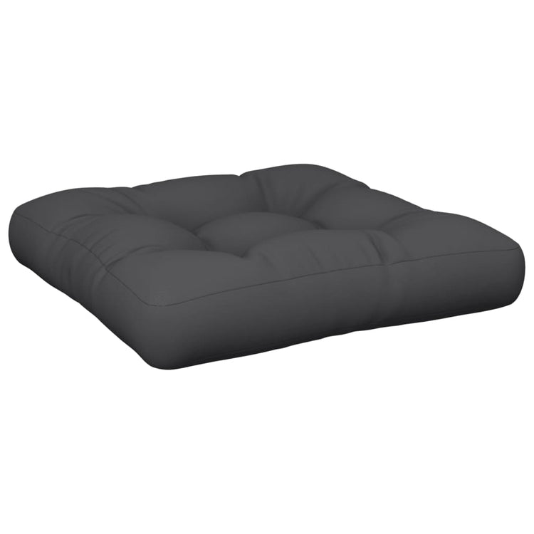 VidaXL Palettenkissen 60x61,5x10 cm Stoff schwarz