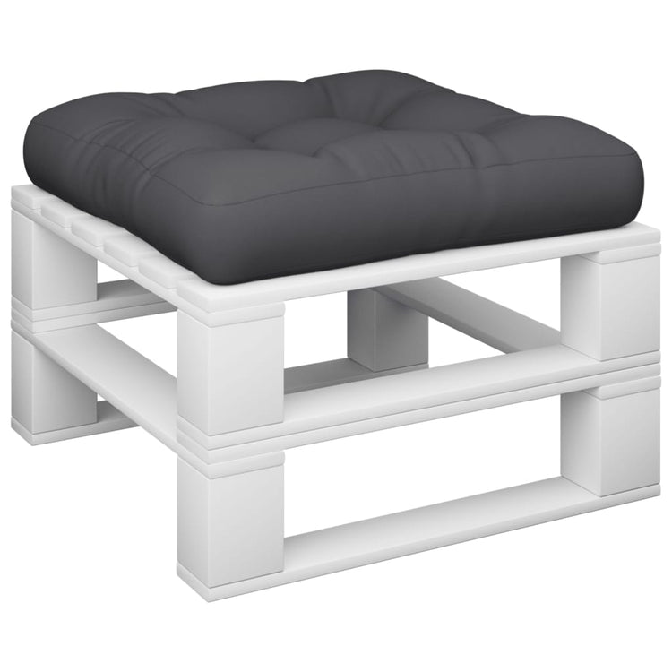 Vidaxl Palettenkissen 58x58x10 cm Stoff schwarz