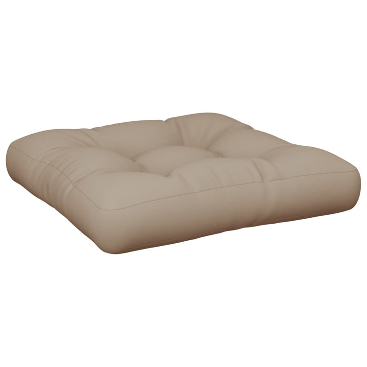 VIDAXL -Palettenkissen 58x58x10 cm Stofftaupe