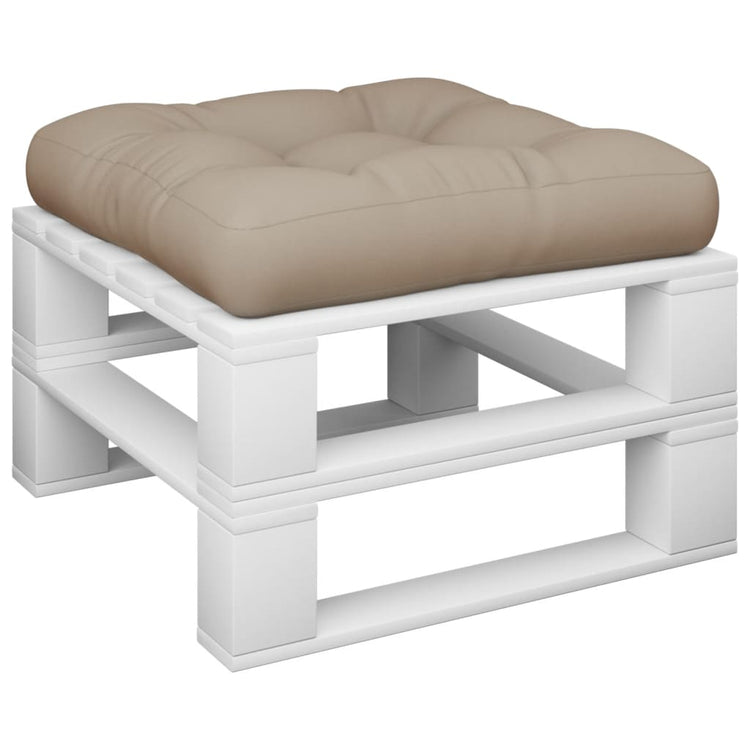 VIDAXL -Palettenkissen 58x58x10 cm Stofftaupe