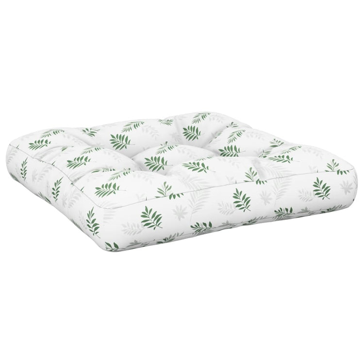 VIDAXL Palettenkissenblattmuster 58x58x10 cm Oxford Stoff