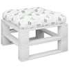 VIDAXL Palettenkissenblattmuster 58x58x10 cm Oxford Stoff