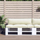 Vidaxl -Palettenkissen 2 ST Fabric Crème -Colored