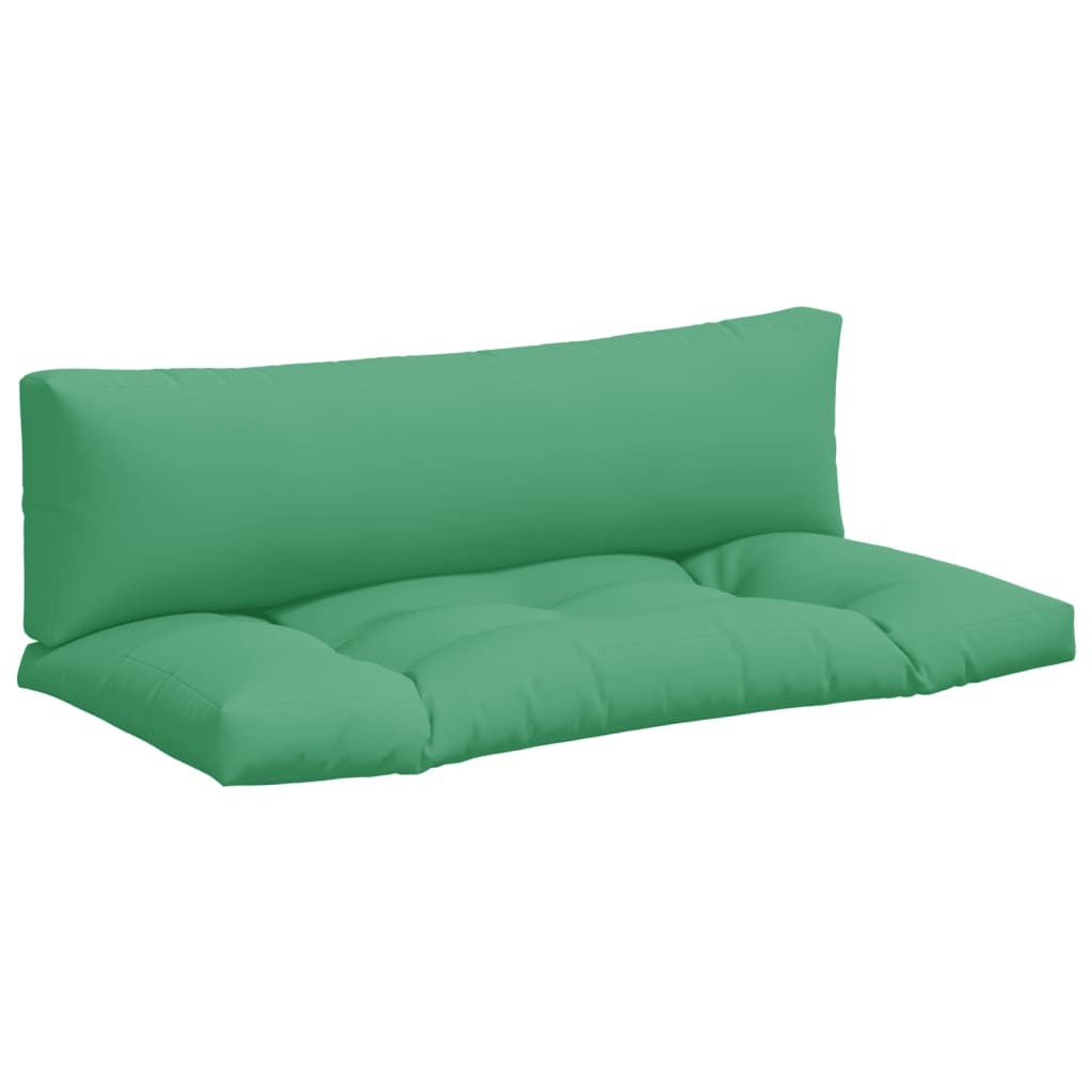 Vidaxl Palettenkissen 2 St. Stoff grün