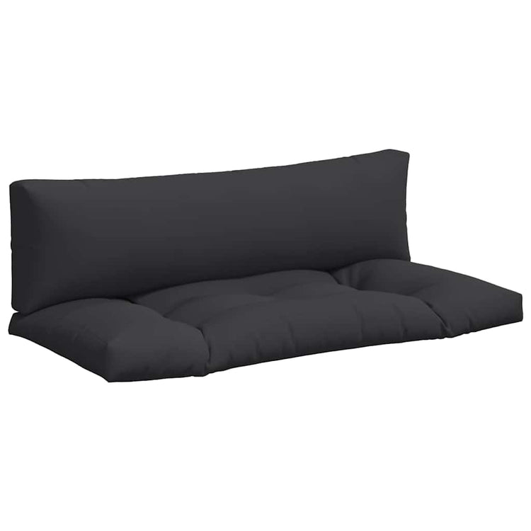 Vidaxl Palettenkissen 2 St. Stoff schwarz