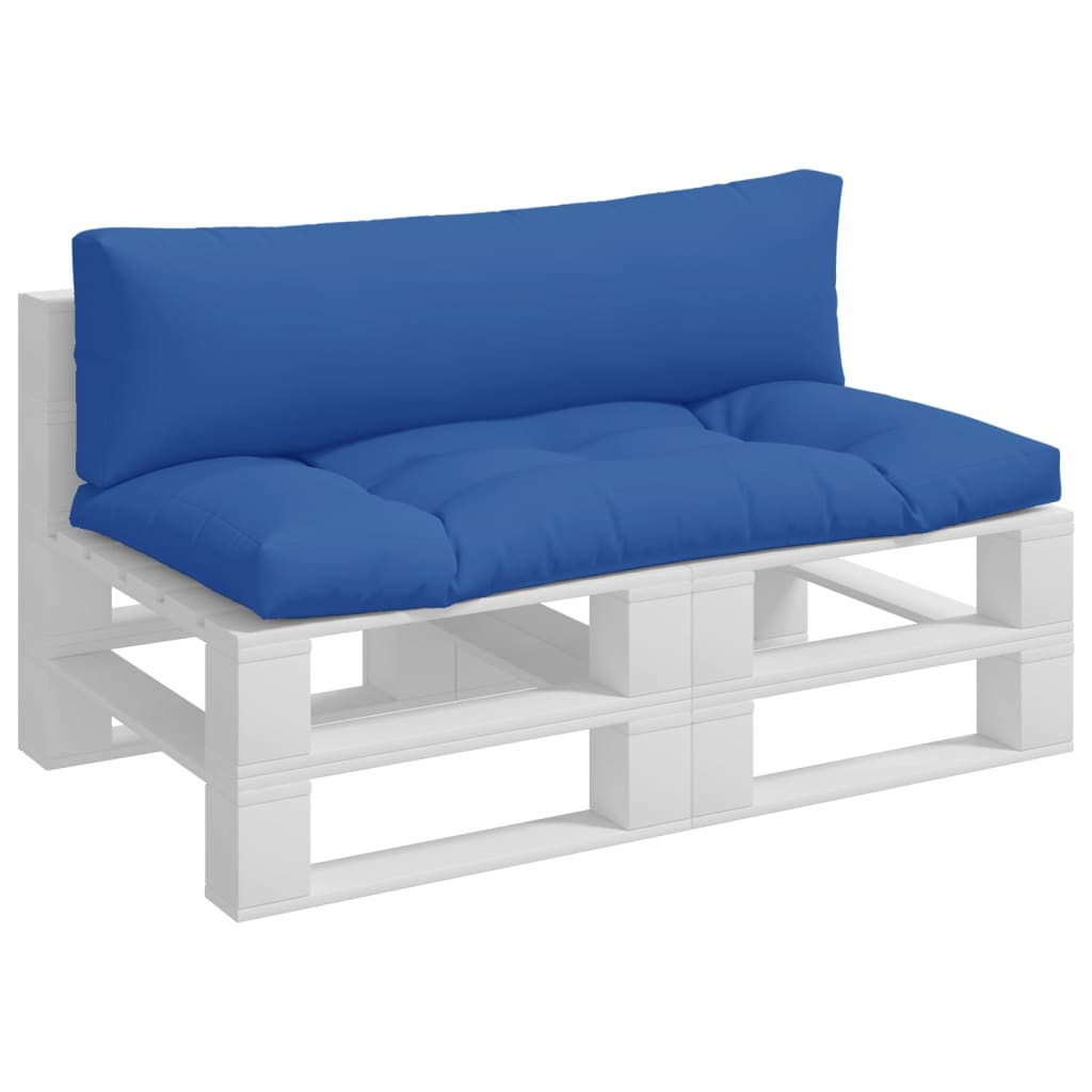 Vidaxl Palettenkissen 2 St. Stoff hellblau