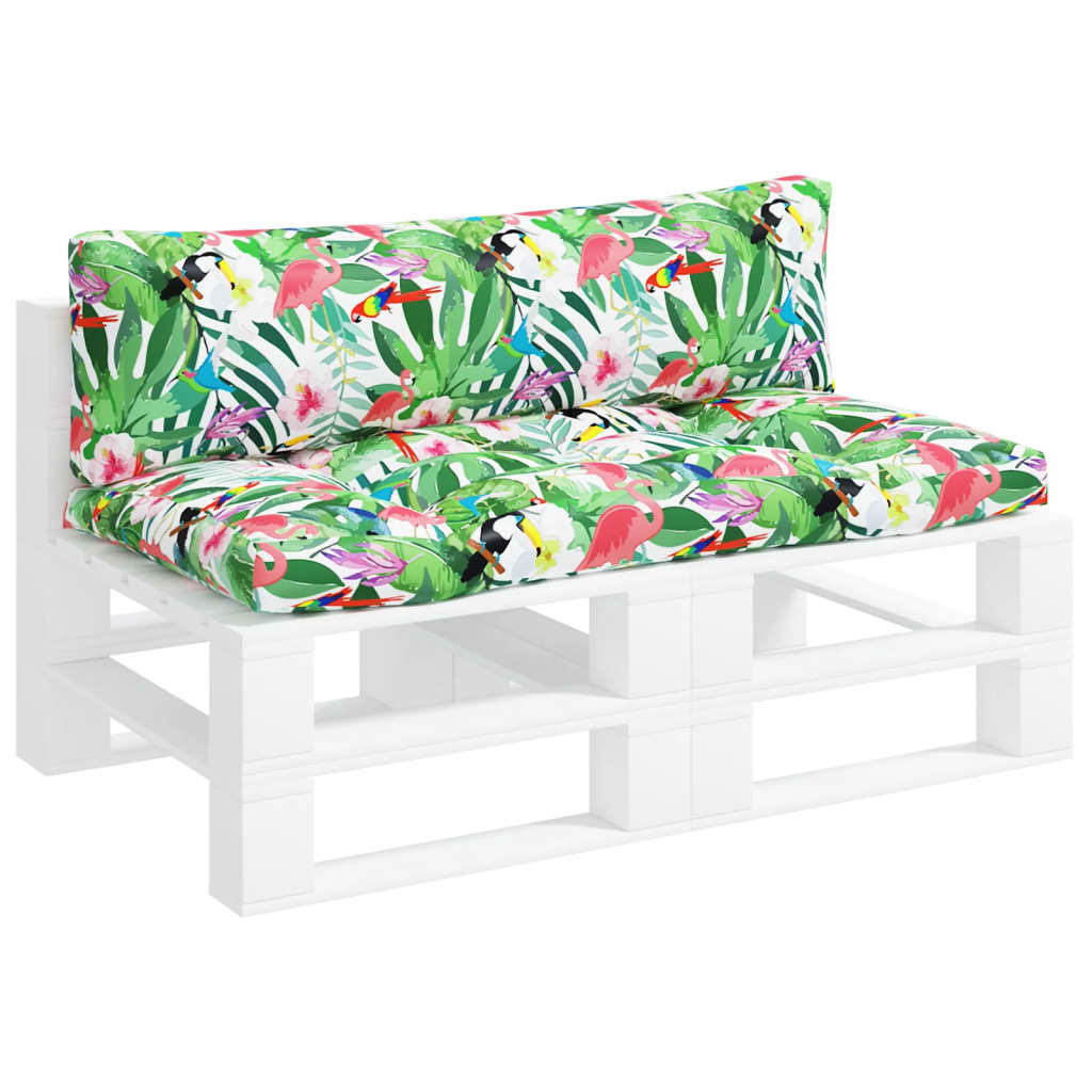VIDAXL -Palettenkissen 2 St. Oxford Fabric Multi -Colored