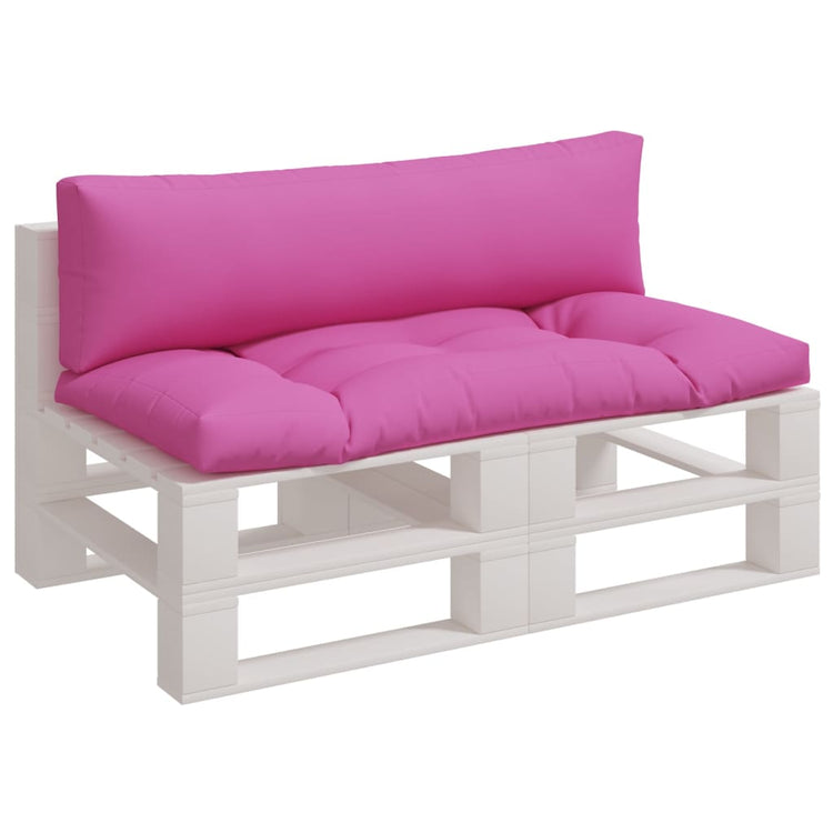 Vidaxl Palettenkissen 2 St. Oxford Stoff rosa