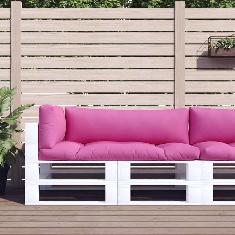 VidaXL Palettenkissen 3 Stück Oxford-Stoff rosa