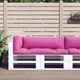 VidaXL Palettenkissen 3 Stück Oxford-Stoff rosa
