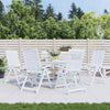 Vidaxl Garden Stuhl Pushions 6 PCs 40x40x3 cm Stoff Multi -Colored