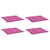 Vidaxl Gartenstuhlkissen 4 ST 50 x 50 x 3 cm Stoff rosa