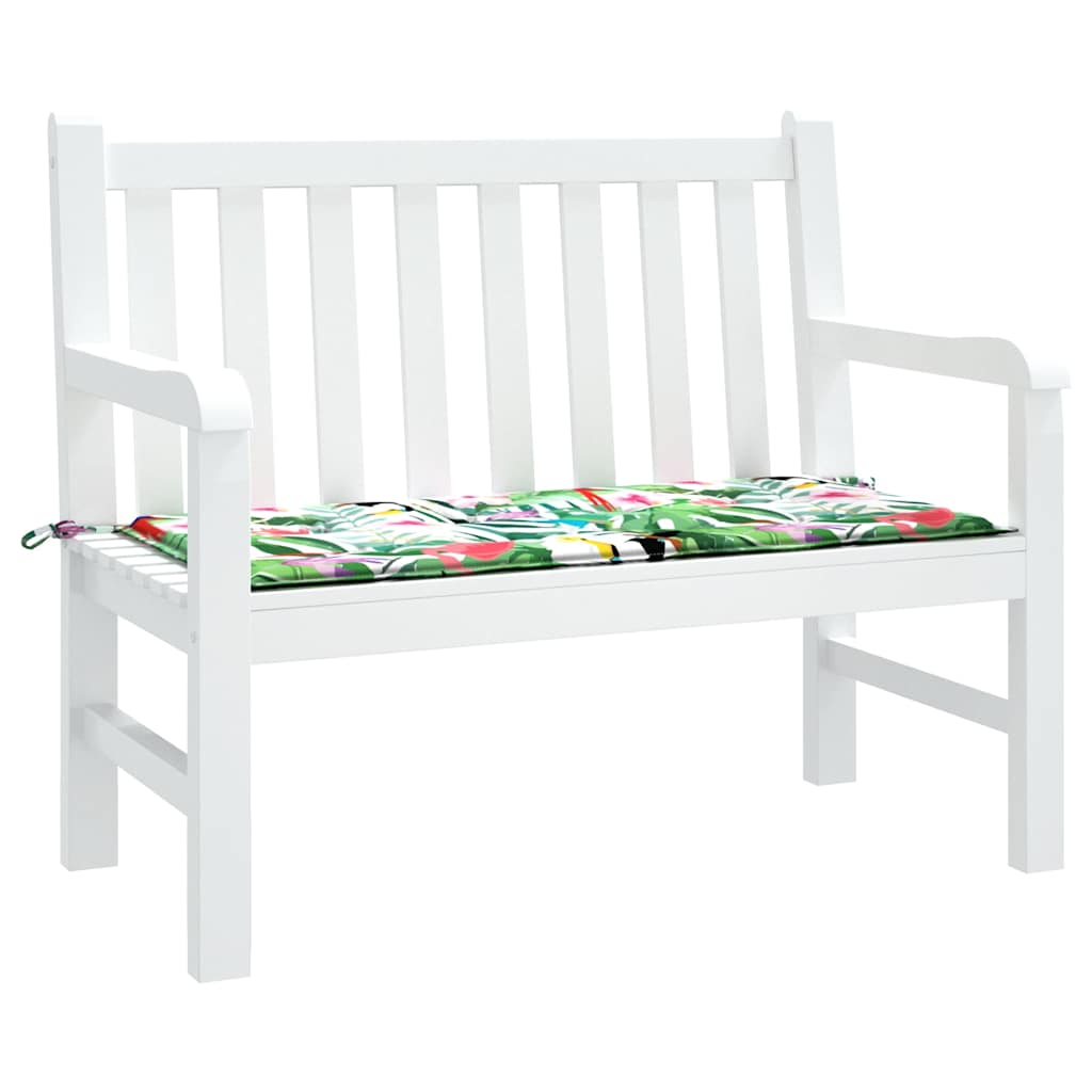 Vidaxl Garden Bench Cushion 100x50x3 cm Oxford Stoff Multi -Colored