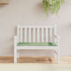 Vidaxl Garden Bench Kissen 100x50x3 cm Oxford Stoffblattmuster