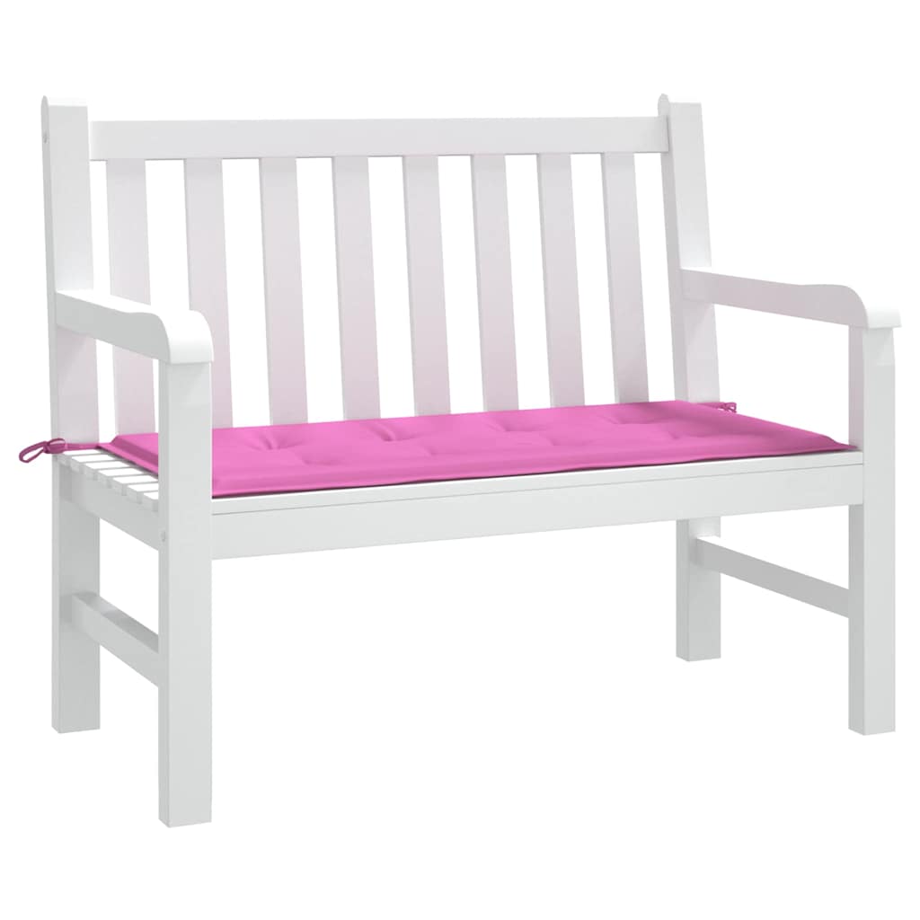 VidaXL Stuhlauflage einfarbig rosa 100 x 50 x 3 cm Oxford-Stoff