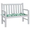 Vidaxl Garden Bench Kissen 120x50x3 cm Oxford Stoffblattmuster