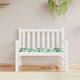 Vidaxl Garden Bench Kissen 120x50x3 cm Oxford Stoffblattmuster