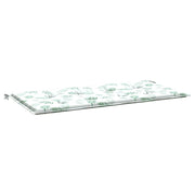 Vidaxl Garden Bench Kissen 120x50x3 cm Oxford Stoffblattmuster - afbeelding 2
