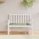 Vidaxl Garden Bench Kissen 120x50x3 cm Oxford Stoffblattmuster
