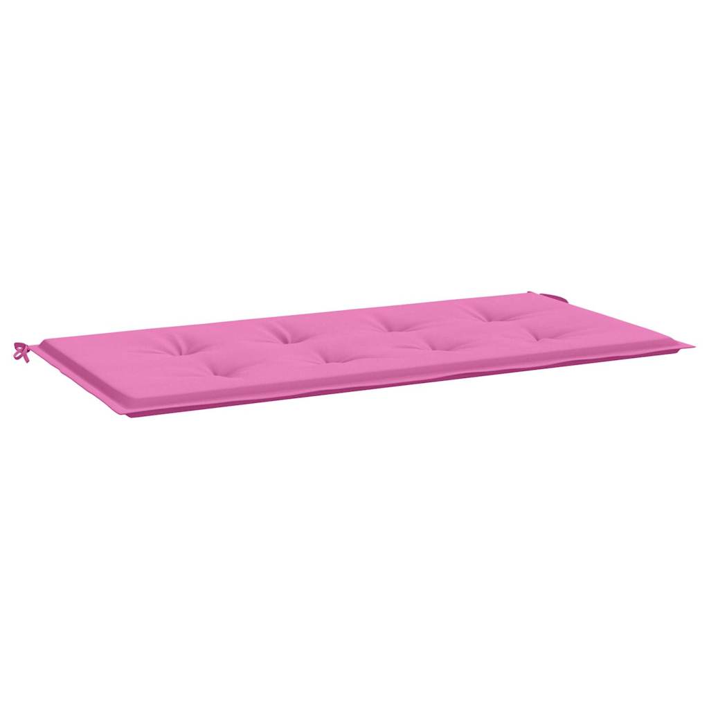 VidaXL Stuhlauflage einfarbig rosa 120 x 50 x 3 cm Oxford-Stoff