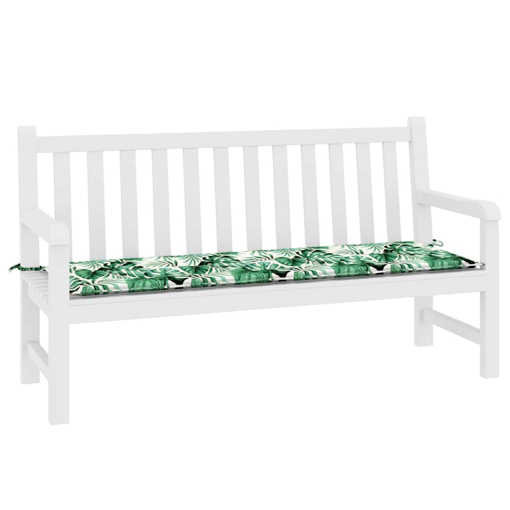 VidaXL Sofakissen Blatt Blattmuster 150 x 50 x 3 cm Oxford-Stoff
