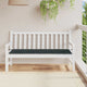 Vidaxl Gartenbank Kissen Diamantmuster 150x50x3 cm Oxford Stoff schwarz