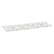Vidaxl Garden Bench Kissen 150x50x3 cm Oxford Stoffblattmuster - afbeelding 2