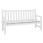 Vidaxl Garden Bench Kissen 150x50x3 cm Oxford Stoffblattmuster - afbeelding 3