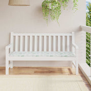 Vidaxl Garden Bench Kissen 150x50x3 cm Oxford Stoffblattmuster - afbeelding 1