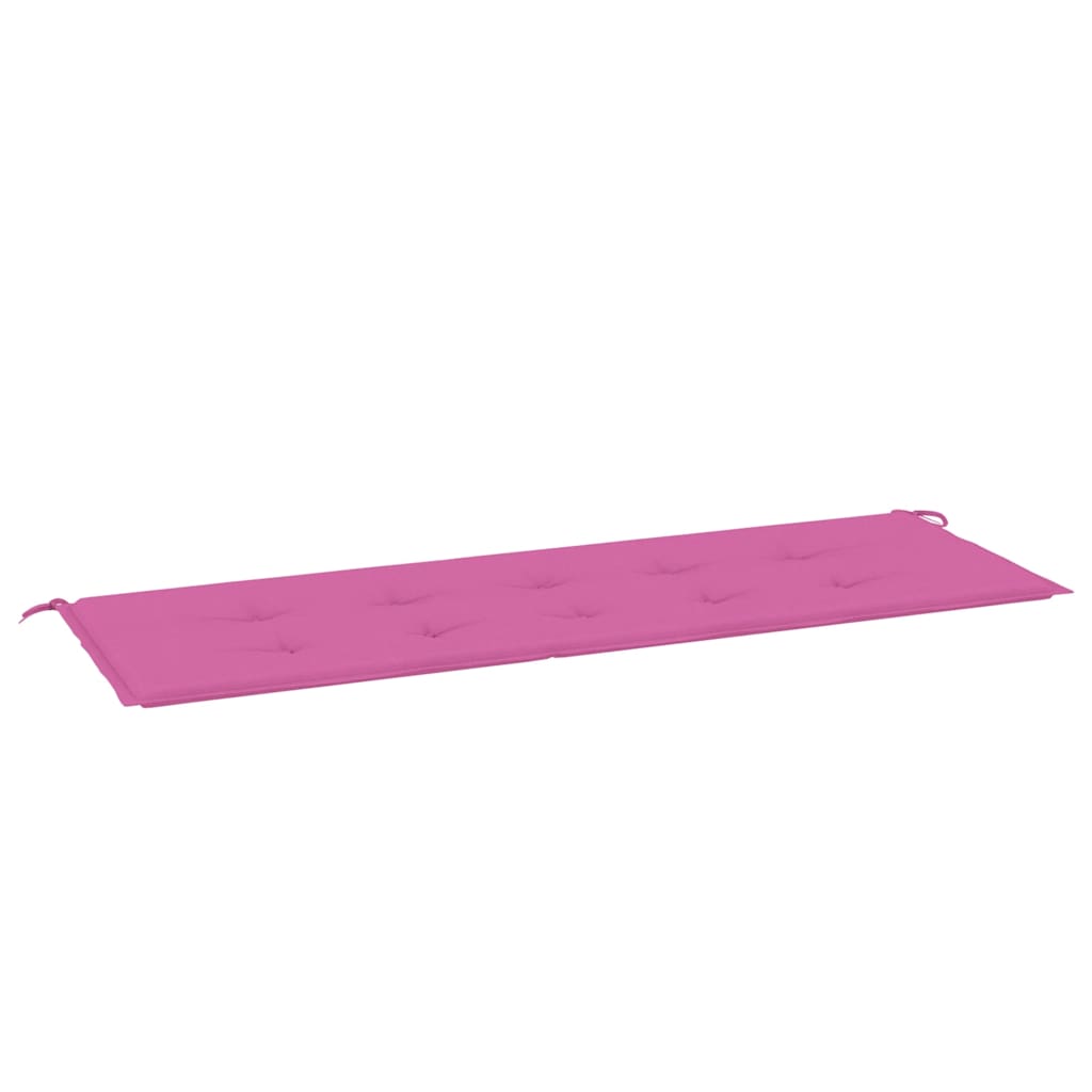 Vidaxl Gartenbank Kissen 150x50x3 cm Oxford Stoff rosa